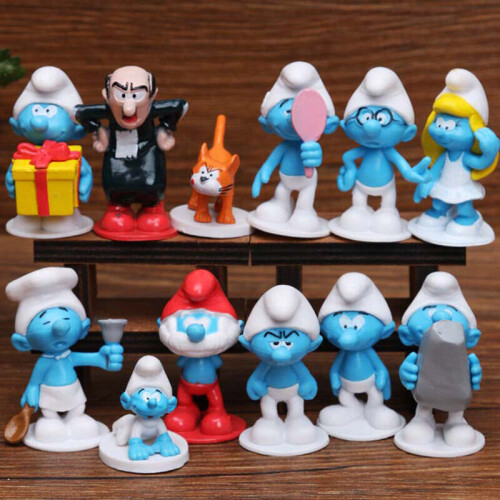 12pcs Ξωτικά Στρουμφίτα φιγούρες Action Figure Toy 1