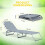 Practical Foldable Portable Outdoor Grey Sun Lounger, Best 9