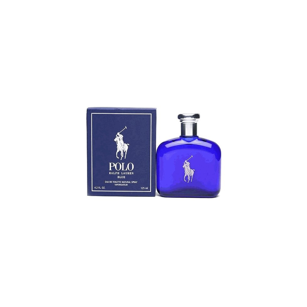 Polo Blue Cologne by Ralph Lauren, 4.2 oz EDT Spray for Men NEW