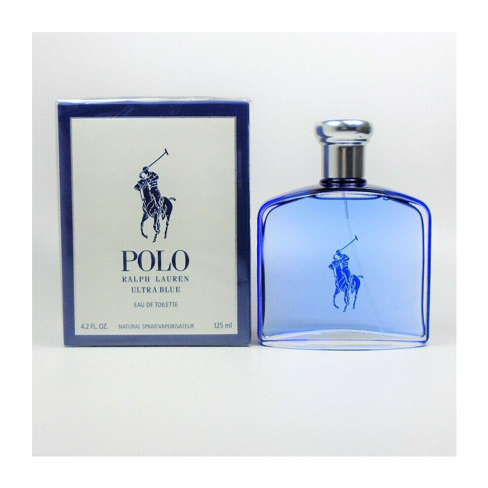Ralph Lauren Polo Ultra By Edt For Men 4.2 Oz - 125 Ml Blue