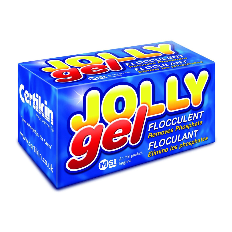 Certikin Jolly Gel - Case Of 25 Packs. Each Pack Contains 4 X 70 Gm Blocks. One Block Treat Up To 12,500 Gallons (JG/25)