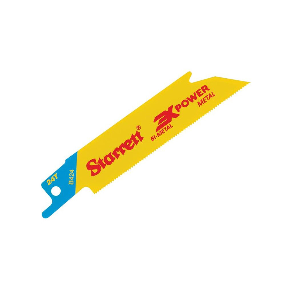 Starrett B424-5 Bi-Metal Reciprocating Blade, Metal Straight 100mm 24 TPI (Pack - Image 3