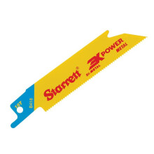 Starrett B418-5 Bi-Metal Reciprocating Blade Metal Straight 100mm 18 TPI Pack 5
