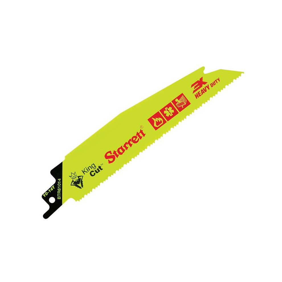 Starrett Btr61014-5 Bi-Metal King Cut Demolition Blade 152Mm 10-14 Tpi (Pack 5)