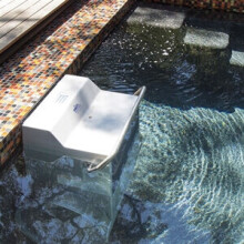 Fastlane endless swimming pool swim jet -Swim without turning -In Wall - For New Builds Or Renovations - Silver Acrylic (EPFLW/SL/NT)