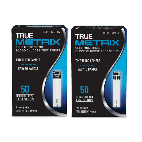 True Metrix Blood Glucose Test Strips - Pack of 100