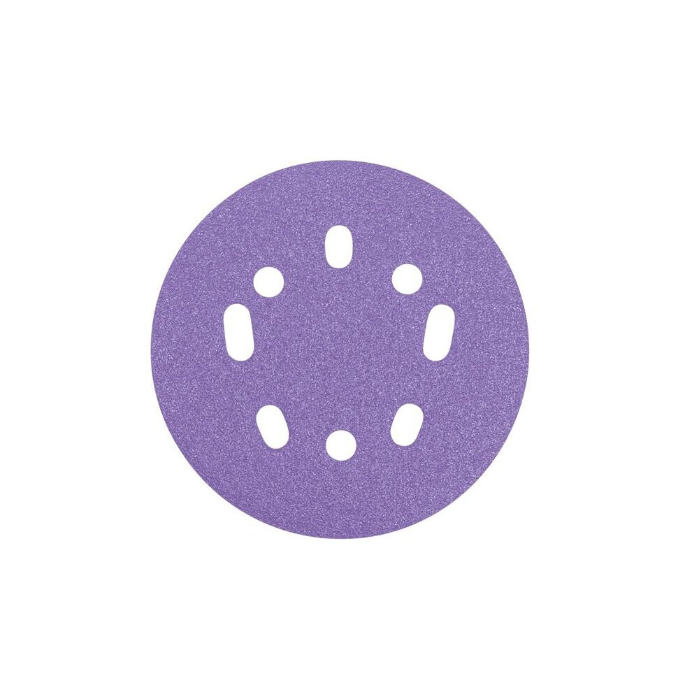 Trend Aluminium Oxide Orbital Sanding Disc 125mm x 180G (Pack 10) AB/125/180A