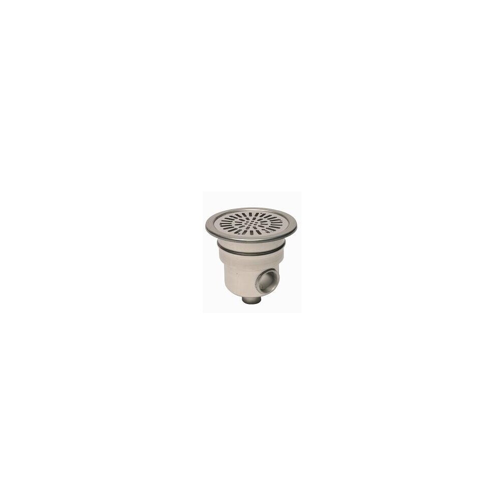 Certikin Main Drain Stainless Steel 1?" Base & 2" Side Outlet (CKSS196)