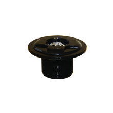 Certikin 1½" Liner Eyeball Inlet - Black (HD53LS+B)