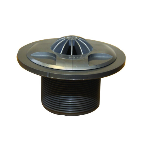 Certikin 1½" Concrete Fixed Grate Inlet - Low Suction - Black (HD54C+B)