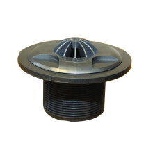 Certikin 1½" Concrete Fixed Grate Inlet - Low Suction - Grey Metallic (HD54C+G)