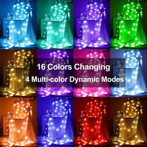 Ranpo 100 LED Globe Ball USB String Lights Fairy Lamp Waterproof App Control 1