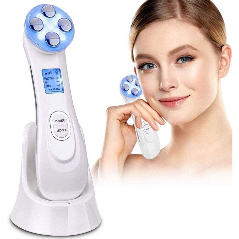 Moonssy Light Facial Lifting Machine,Led Therapy Wrinkle Remover Skin Tightening Anti Aging Skin Rejuvenation
