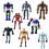 8pcs Steel Atom Midas Zeus PVC Action Figure Gift 3