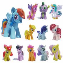12Pcs My Little Pony Friendship Action Figure Toy