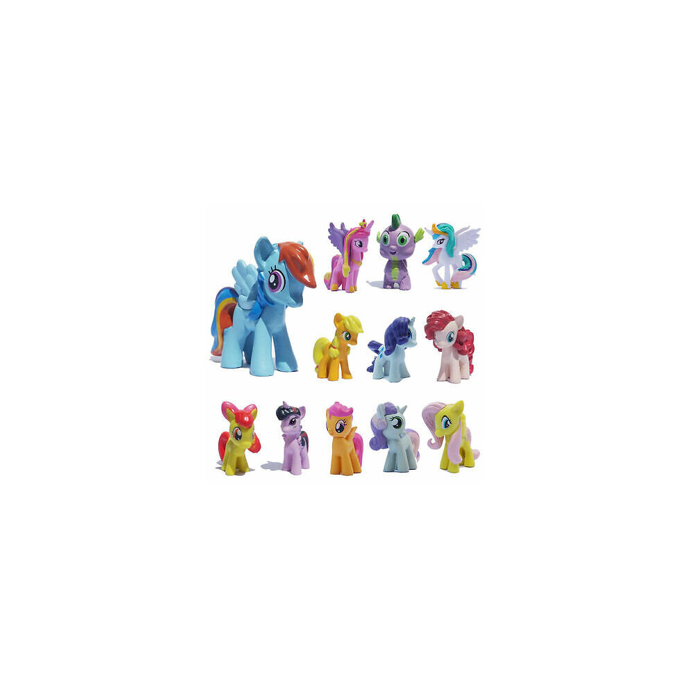 12 Stuks My Little Pony Vriendschap Actiefiguur Speelgoed-image