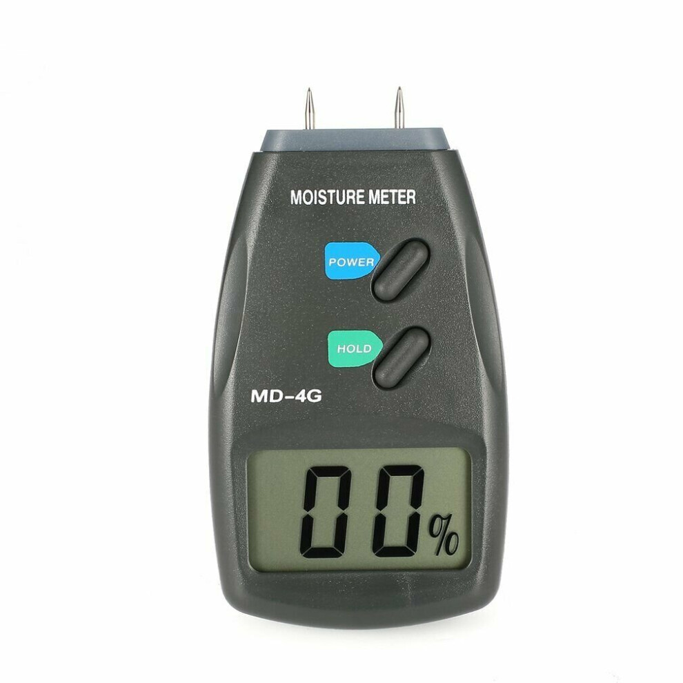 Digital Lcd Damp Moisture Meter Detector Tester Wood Timber 822449888366