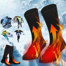 Electric Heated Socks Rechargeable Battery Foot Thermal Warmer Skiing Walking