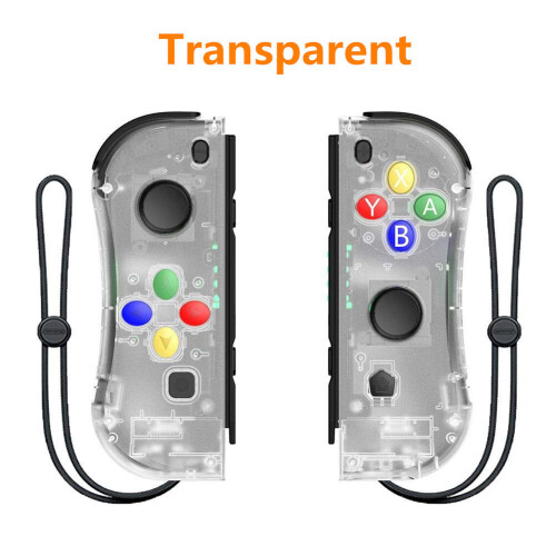 Joy Pad L/r Controller For Nintendo Switch- transparent 1