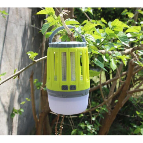 (Yellow) Mosquito Killer Camping Lights Fly Bug Zapper 1