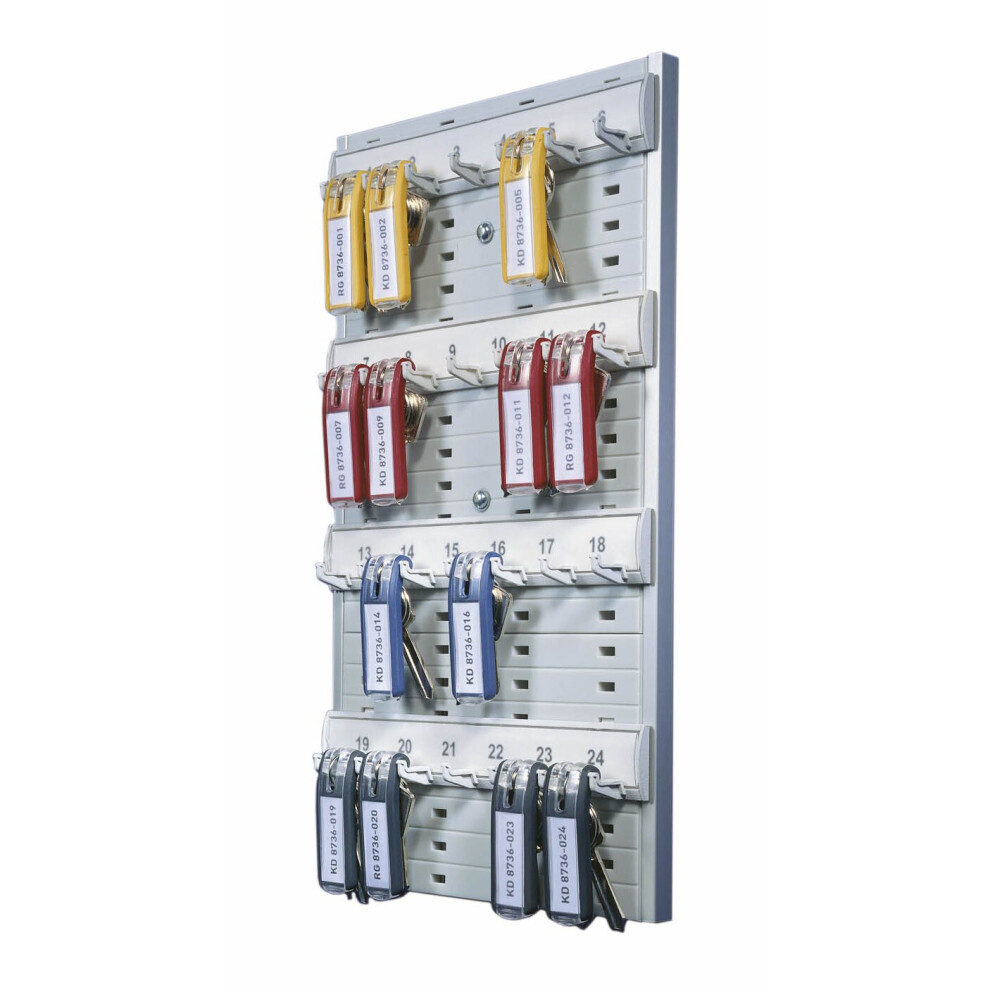 Durable Key Organisation Board 24 - Simple Wall Mounted Organisation Board