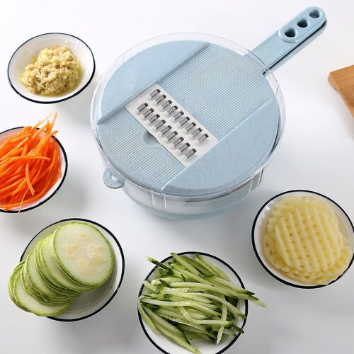 Multifunction Food Chopper Garlic Cutter Fruit Slicer 2