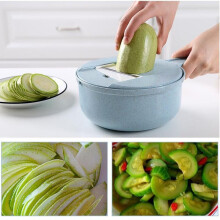 Multifunction Food Chopper Garlic Cutter Fruit Slicer