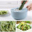 Multifunction Food Chopper Garlic Cutter Fruit Slicer 4