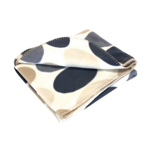 Yellowstone Fleece Picnic Blanket | Brown & Beige Spots