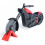 Motorcycle Pizza Cutter Wheel Knife Slicer Tools Kit 4