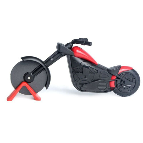Motorcycle Pizza Cutter Wheel Knife Slicer Tools Kit 2