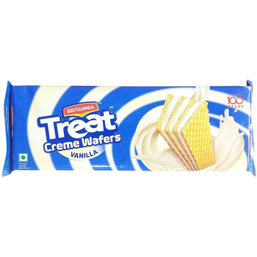 Britannia (Pack of 4) Britannia Wafers Vanilla 150g 1