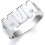 (P) Solid Silver Mum Ring 925 Hallmark 1