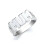 (P) Solid Silver Mum Ring 925 Hallmark 3