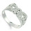 (U) Sterling Silver DAD Ring 925 Hallmark Gemstone British Made Fathers Day Daddy 3