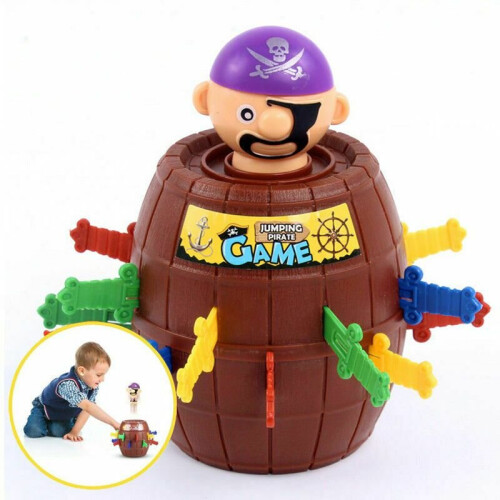 Super Pop Up Toy Jumping Pirate Board Game Funny 2
