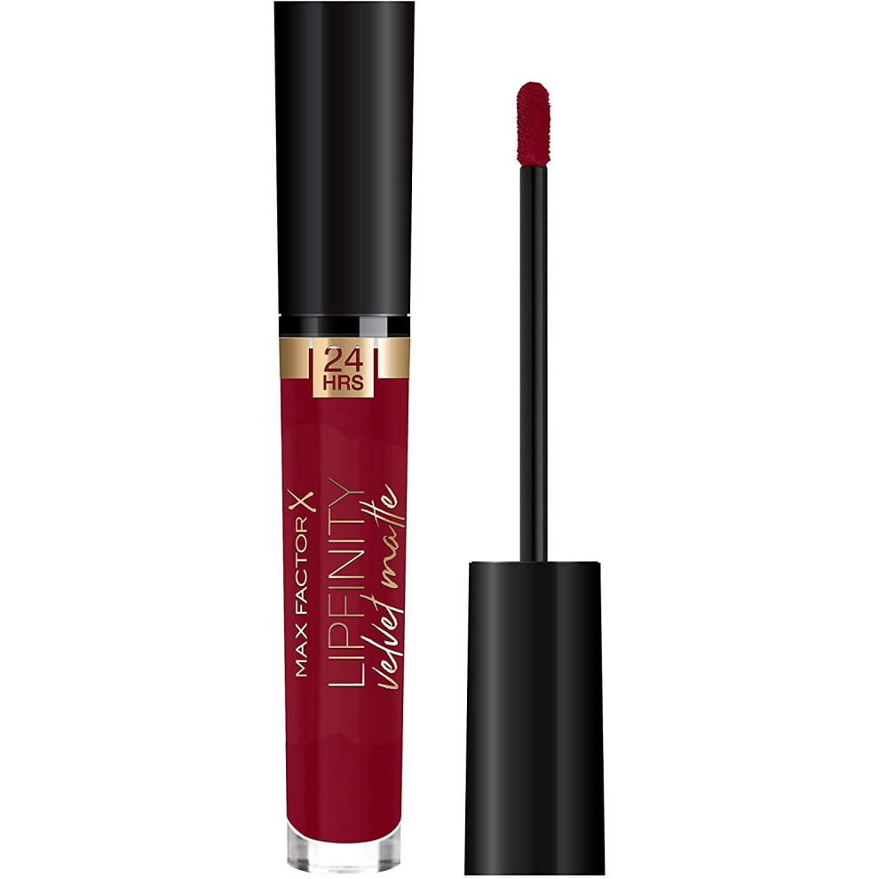 Max Factor Lipfinity Velvet Matte Liquid Lipstick 3.5ml - 90 Red Allure