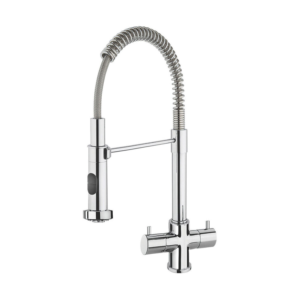 Franke Varzo Twin Lever Spring Chrome Tap