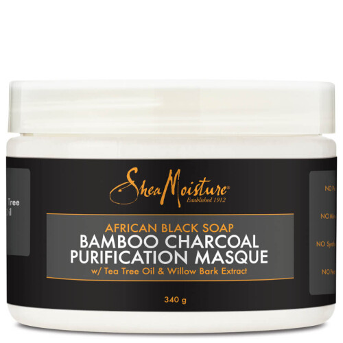 Shea Moisture Shea Moisture African Black Soap Bamboo Charcoal Masque 340ml