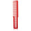Wahl Wahl Flat Top Comb - Red 1