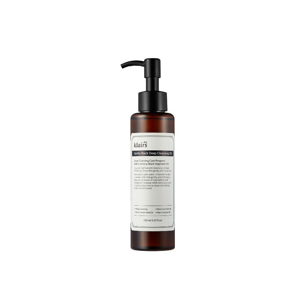 Dear Klairs Black Gentle Deep Cleansing Oil 150Ml