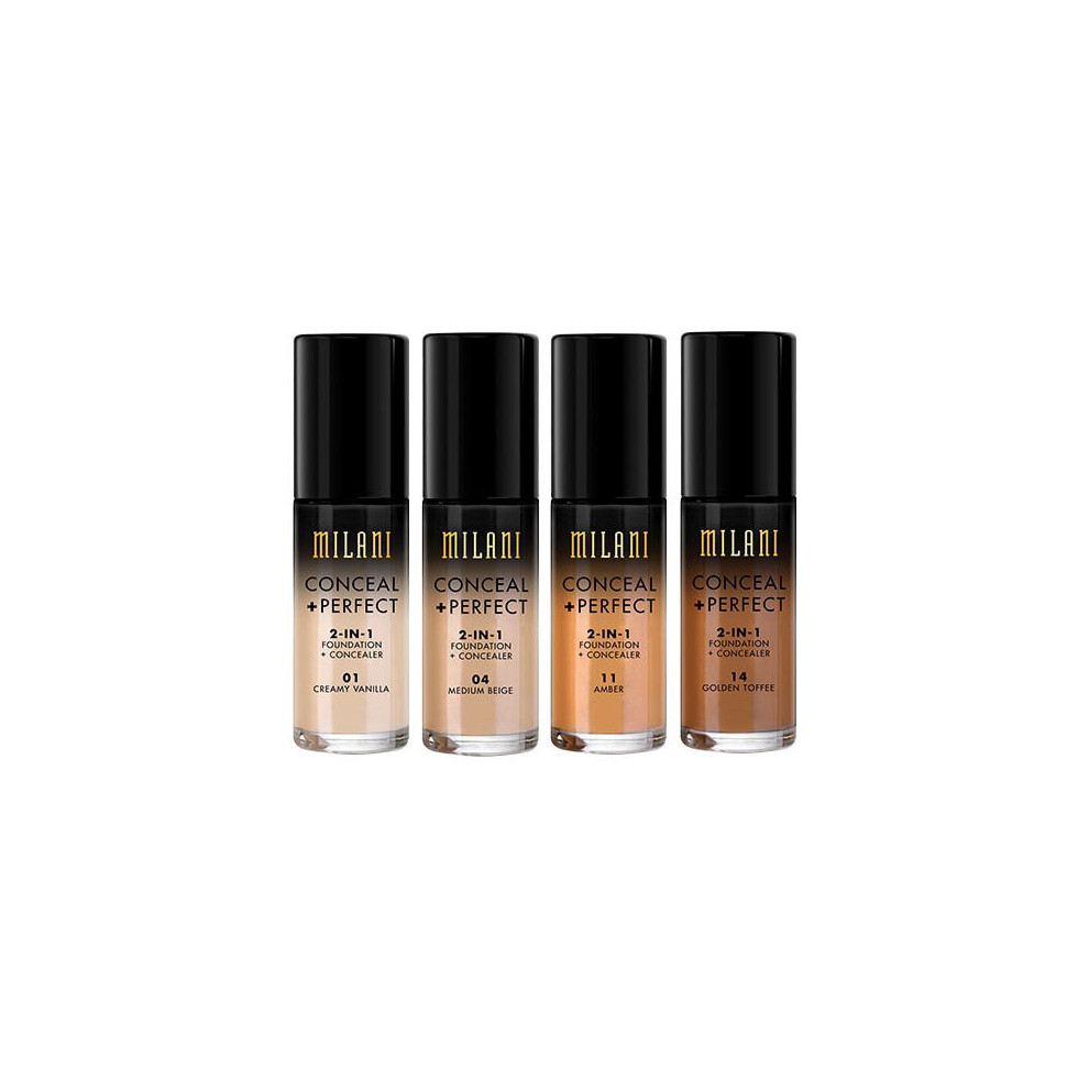 Milani Conceal And Perfect 2 In 1 Foundation + Concealer 30Ml