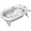 Homcom HOMCOM Foldable Baby Bath Tub Ergonomic with Temperature-Induced Water Plug 6
