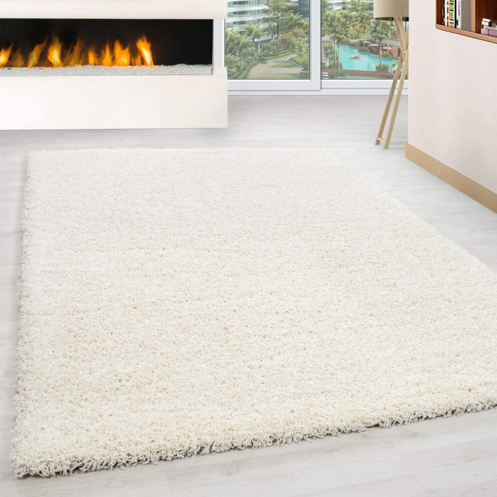 (Cream, 160cm x 230cm) Abaseen Carpet Floor Size Extra New Modern Rugs