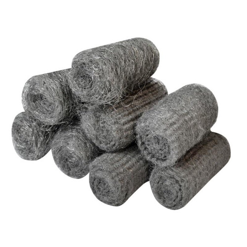 Faithfull Faithfull Steel Wool, Assorted Grades 20g Rolls (Pack 8)