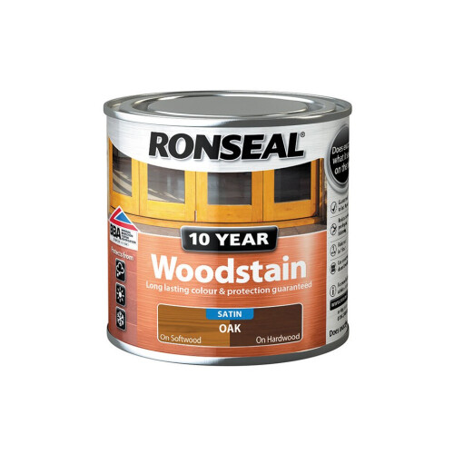 Ronseal Ronseal 10 Year Woodstain Oak 250ml