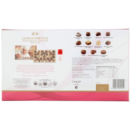 Lindt Lindt Master Chocolatier Collection Assortment Box 320g 2
