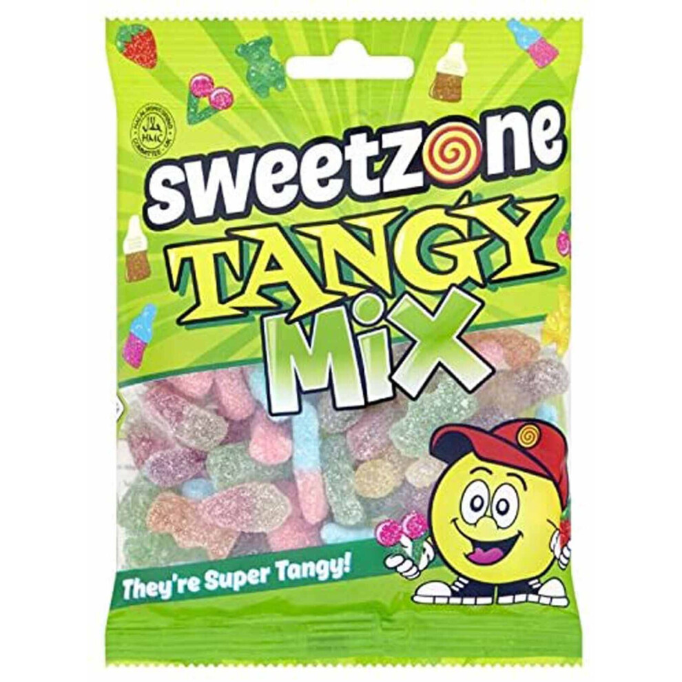 SweetZone Tangy Mix HMC Halal Sweets, 90g Bag