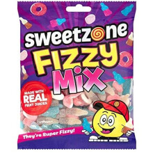 SweetZone Fizzy Mix HMC Halal Sweets, 180g Bag