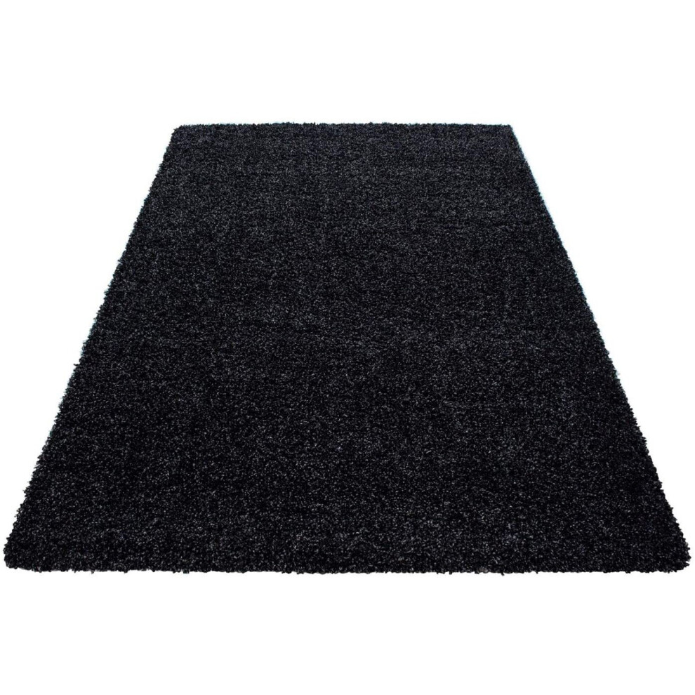 (Anthracite, 80cm x 150cm) Abaseen Carpet Floor Size Extra New Modern Rugs